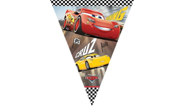 CARS 3 ÜÇGEN BAYRAK ( 3,20mt )