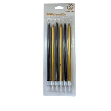 PASTA MUMU PARLAK GOLD-SİYAH CODE:930 16 CM