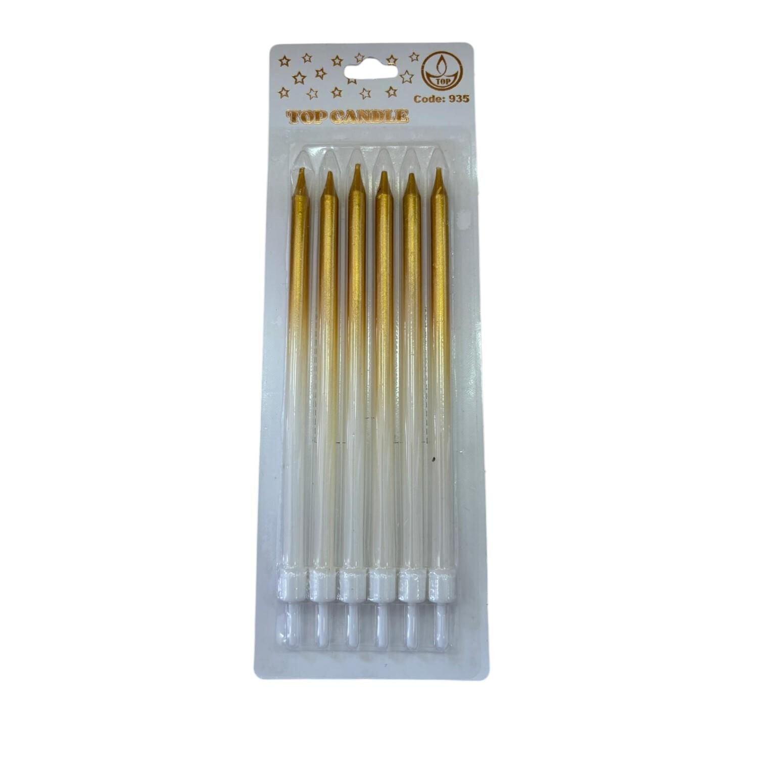 PASTA MUMU BEYAZ-ALTIN GEÇİŞLİ CODE:935 16 CM