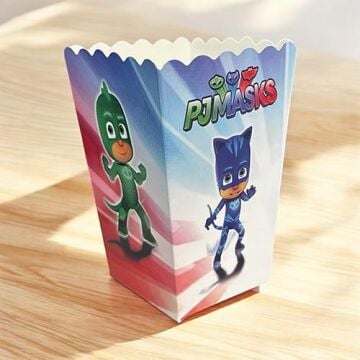 PJ MASK BASKILI POPCORN KUTUSU 8 Lİ