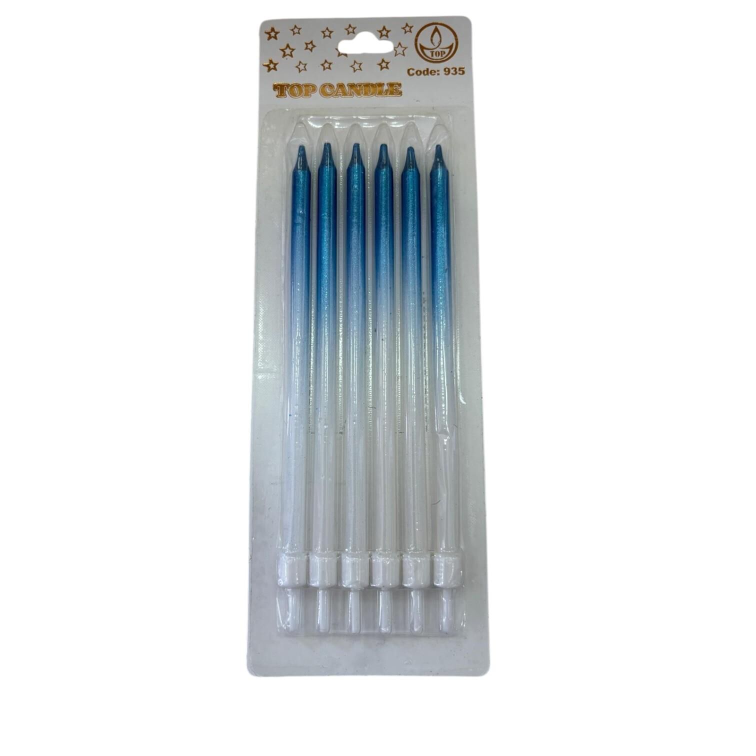 PASTA MUMU BEYAZ-MAVİ GEÇİŞLİ CODE:935 16 CM