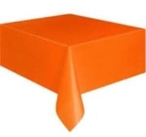TURUNCU PLASTİK MASA ÖRTÜSÜ ( P.C )