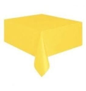 SARI PLASTİK MASA ÖRTÜSÜ ( P.C )