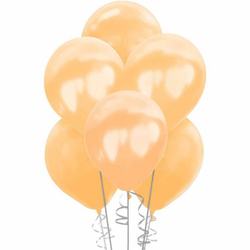 Metalik Açık Turuncu Balon 100 Adet 12'' (Hbk)