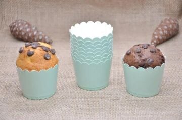 MAKARON YEŞİL CUPCAKE