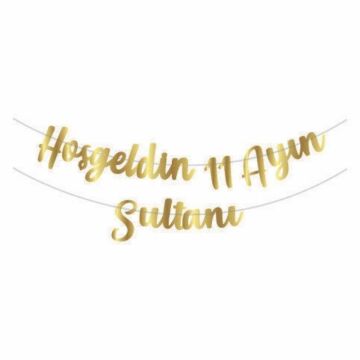 KALİGRAFİ BANNER HOŞGELDİN 11 AYIN SULTANI