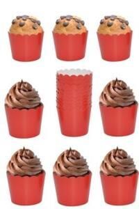 KIRMIZI CUPCAKE 25 Lİ