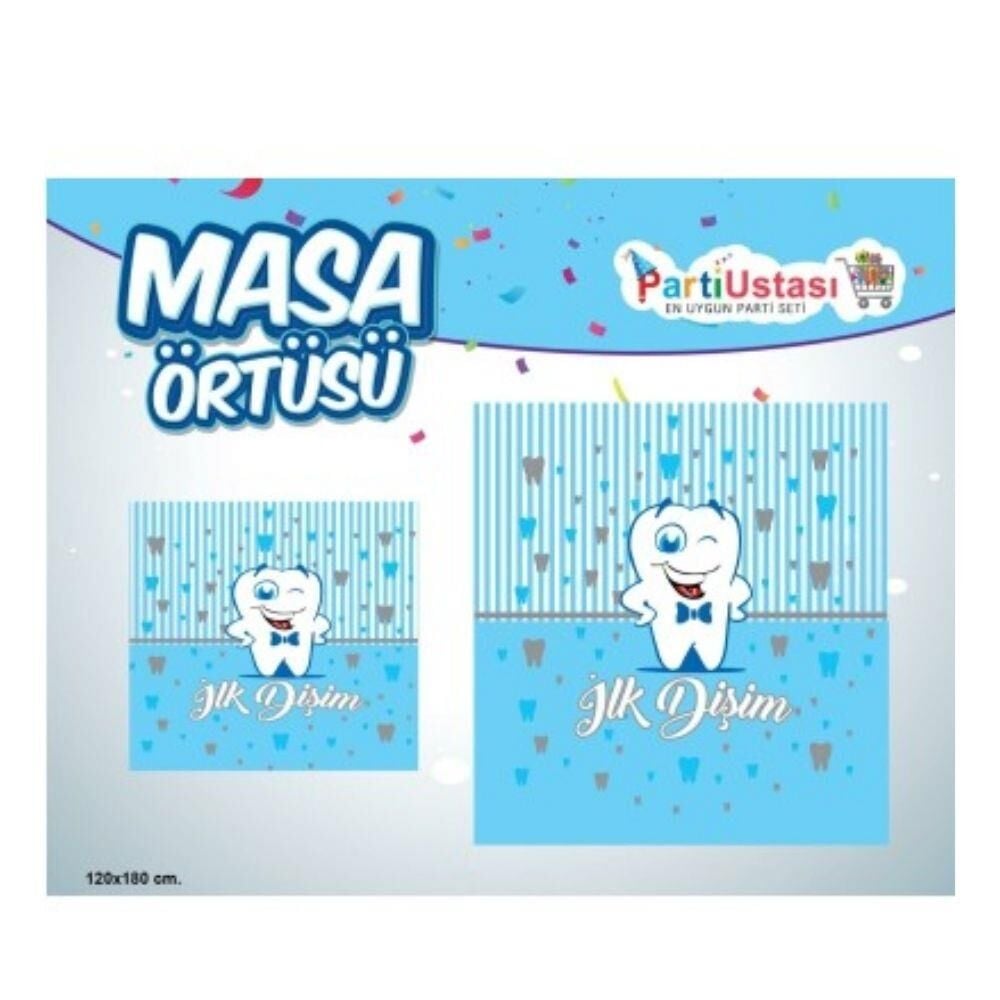 DİŞ MASA ÖRTÜSÜ MAVİ