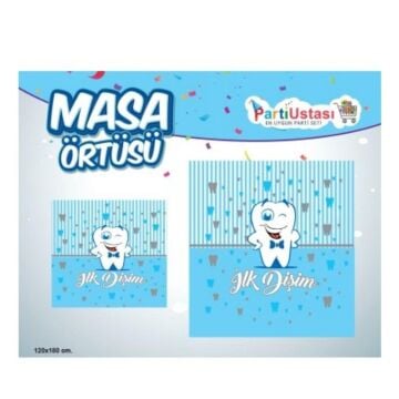 DİŞ MASA ÖRTÜSÜ MAVİ