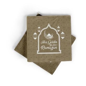 HOŞGELDİN RAMAZAN BASKILI KAĞIT PEÇETE GOLD