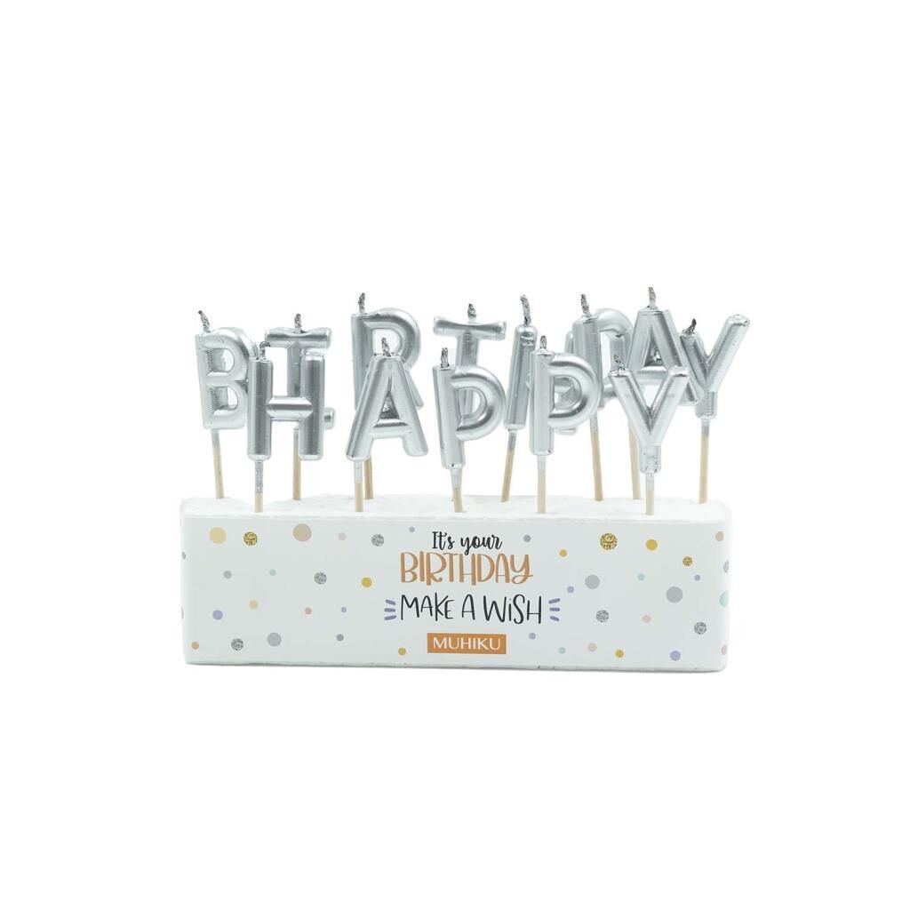 H.BIRTHDAY HARF MUM GÜMÜŞ