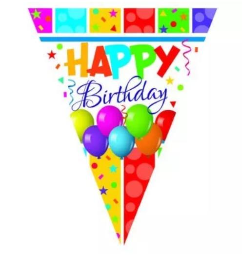 Multicolor Üçgen Bayrak