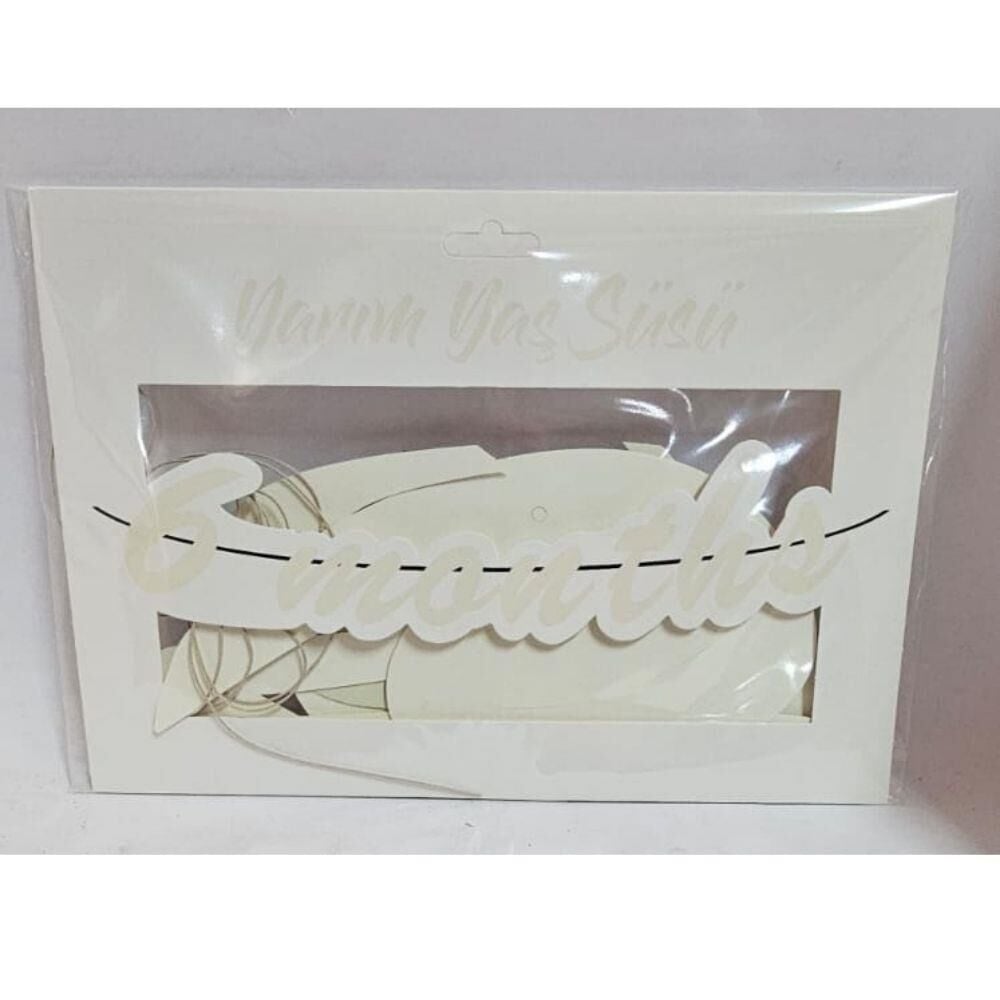 YARIM YAŞ KALİGRAFİ BANNER BEYAZ