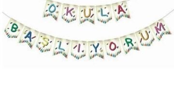 OKULA BAŞLIYORUM ZİKZAK BANNER