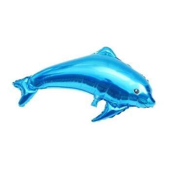 YUNUS BALIĞI MAVİ FOLYO BALON
