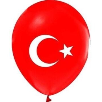 1+1 AY YILDIZ BASKILI BALON