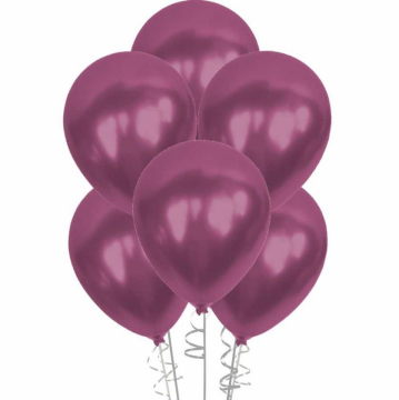 Metalik Bordo Balon 100 Adet 30 Cm 12'' (Hbk)