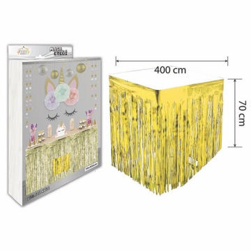 METALİZE MASA ETEĞİ GOLD