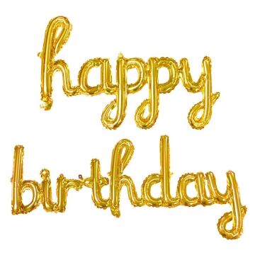 İMZA HAPPY BİRTHDAY GOLD