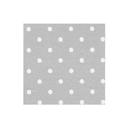 BEYAZ PUANTİYELİ SİLVER KAĞIT PEÇETE