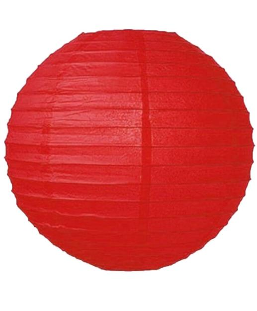 ÇİN FENERİ 20 CM KIRMIZI