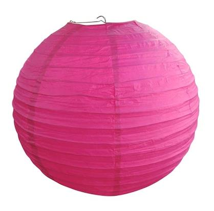 ÇİN FENERİ 20 CM FUŞYA