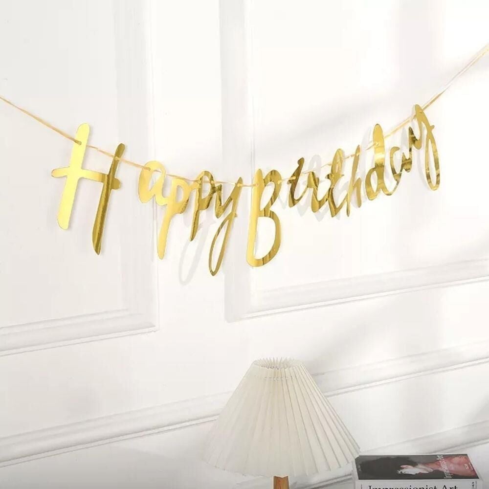 KALİGRAFİ YAZI H.BIRTHDAY GOLD