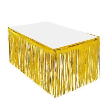 GOLD METALİK MASA ETEĞİ