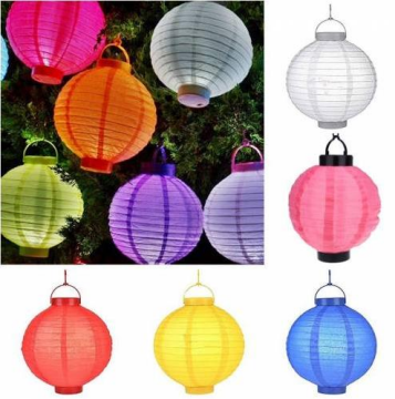 LED Lİ ÇİN FENERİ 20 CM