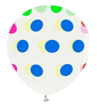 Ç.ÇEVRE PUANTİYE BASKILI ŞEFFAF BALON