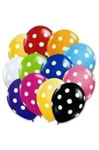 12'' PUANTİYELİ MAKARON BALON ( 25 Lİ )