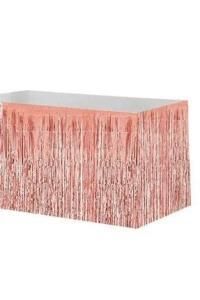 HOLOGRAMLI METALİZE MASA ETEĞİ ROSE GOLD