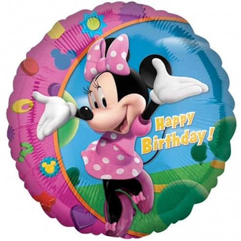 Minie Happy Birthday Folyo Balon (Grabo)