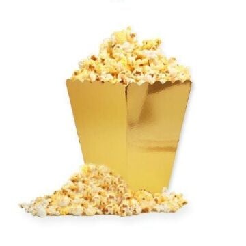 POPCORN KUTUSU METALİK GOLD
