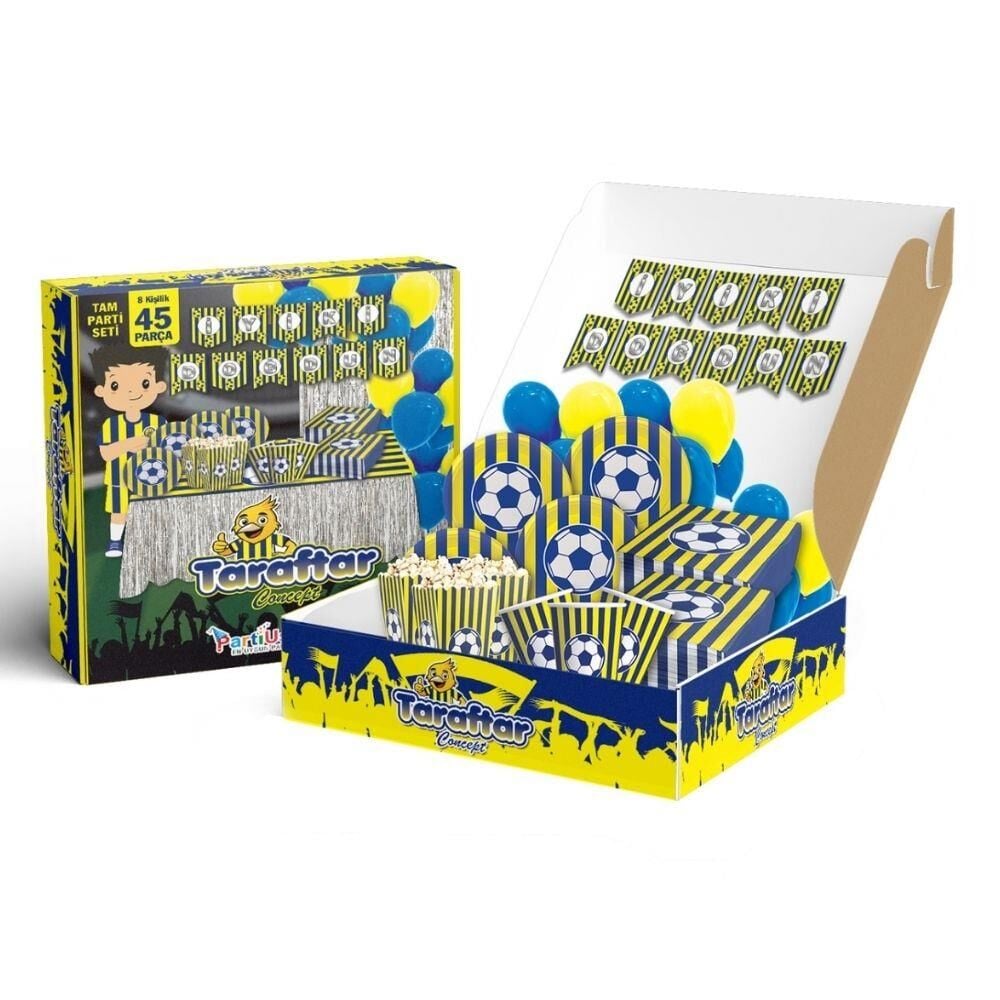 PARTİ SETİ 45 Lİ SARI LACİVERT