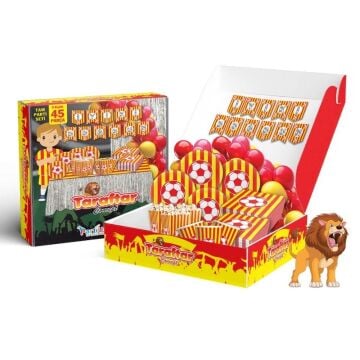 PARTİ SETİ 45 Lİ SARI KIRMIZI