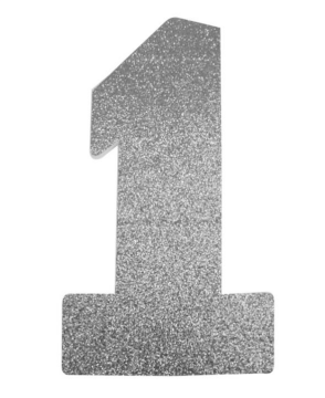 Strafor Rakam 1 Gümüş