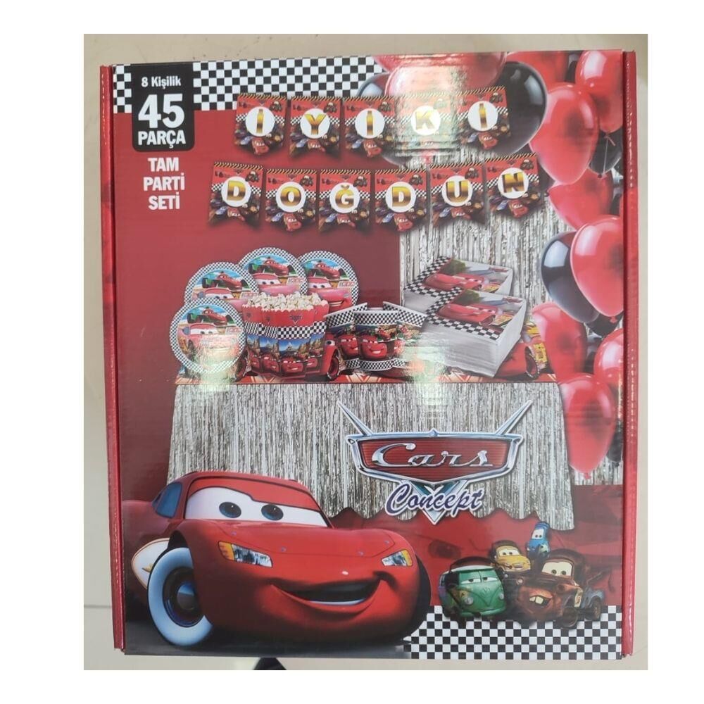 PARTİ SETİ 45 Lİ CARS