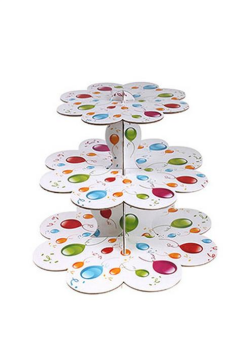 3 KATLI CUPCAKE STANDI BALONLU