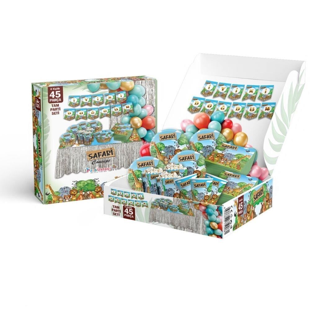 PARTİ SETİ 45 Lİ SAFARİ