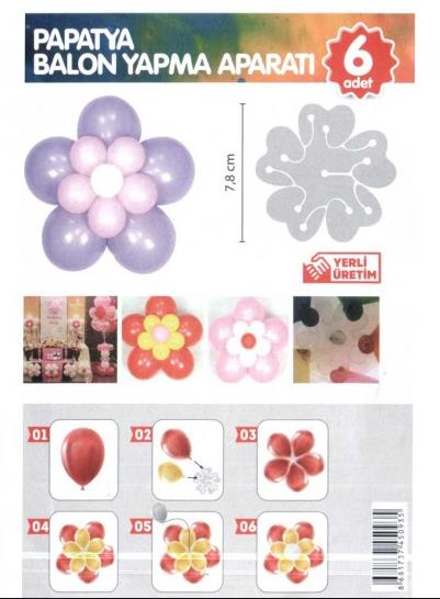 Papatya Balon Aparatı Küçük Boy