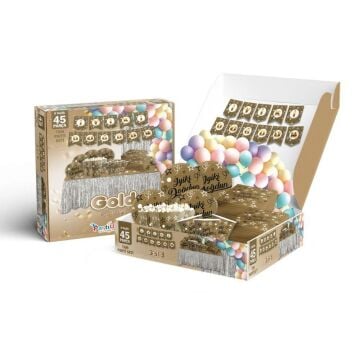 PARTİ SETİ 45 Lİ İYİKİ DOĞDUN GOLD