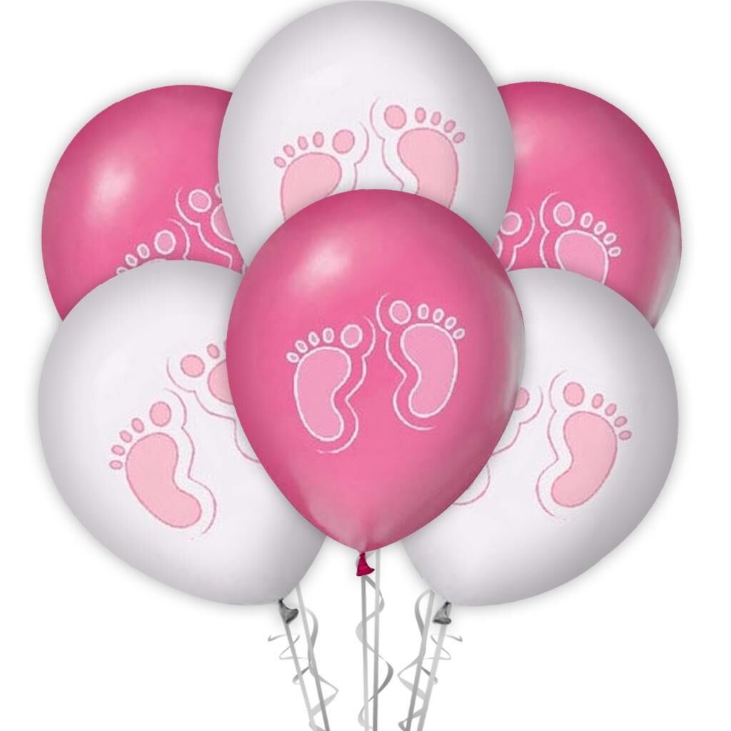 Minik Ayakar Erkek Baskılı 12'' Metalik Balon Pembe Renk ( 100 Adet )