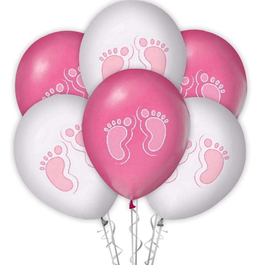 Minik Ayakar Erkek Baskılı 12'' Metalik Balon Pembe Renk ( 100 Adet )