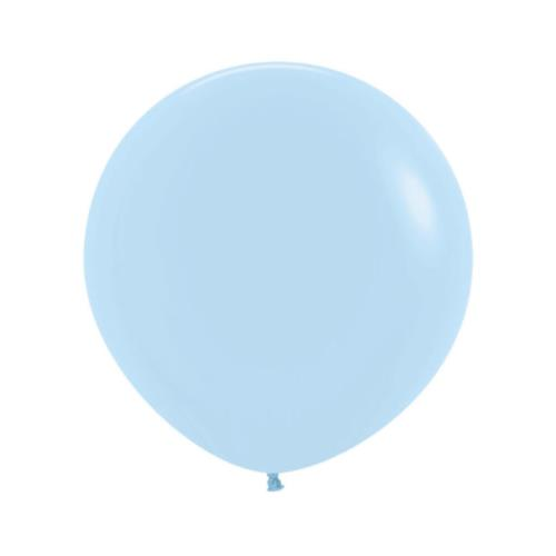 Makaron Jumbo Balon 36'' Mavi Renk