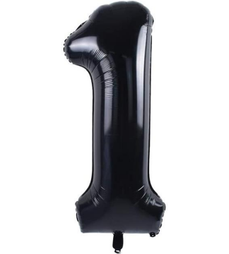 S/SHAPE FOLYO BALON RAKAM -1- SİYAH