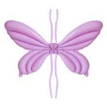 MOR KELEBEK KANADI FOLYO