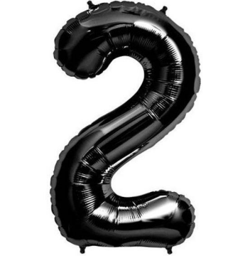 S/SHAPE FOLYO BALON RAKAM -2- SİYAH