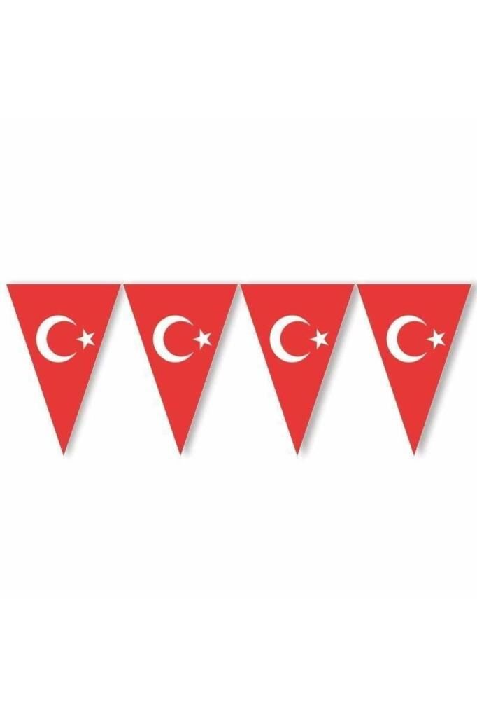 ÜÇGEN FLAMA TÜRK BAYRAK