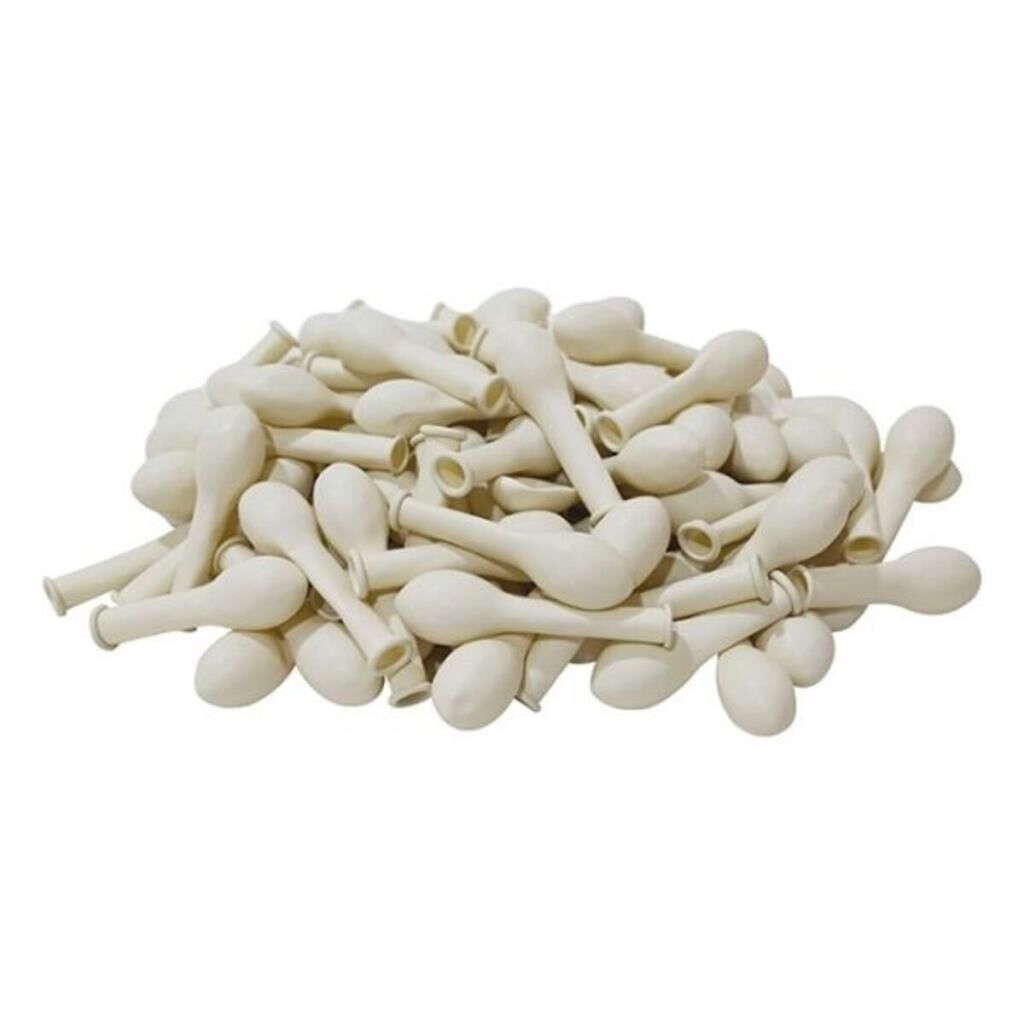 5'' PASTEL BEYAZ BALON (100 ADET)